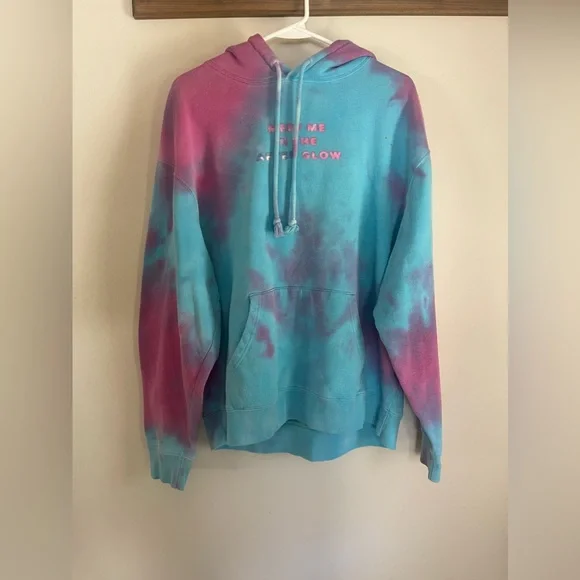 Taylor Swift Meet Me In The After Glow Tie Dye Hoodie Large - Picture 2 of 9